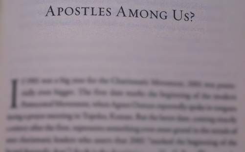 Apostles in John MacArthur’s Strange Fire