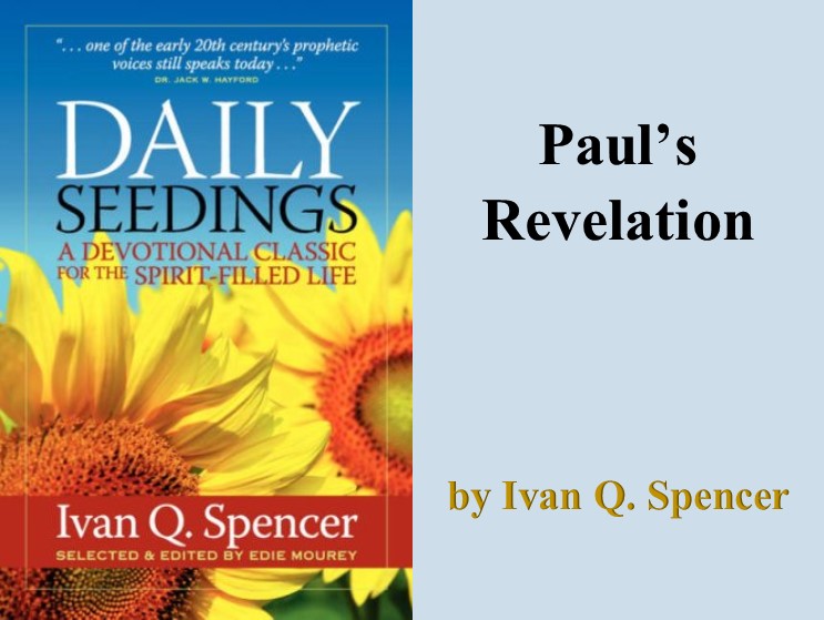 Daily Seedings: Paul’s Revelation