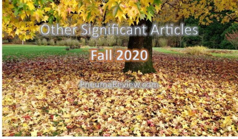 Fall 2020: Other Significant Articles