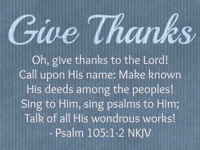Give Thanks